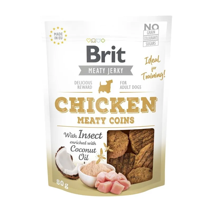 Brit Care Meaty Jerky Coins Chicken Insect | Bra pris just nu