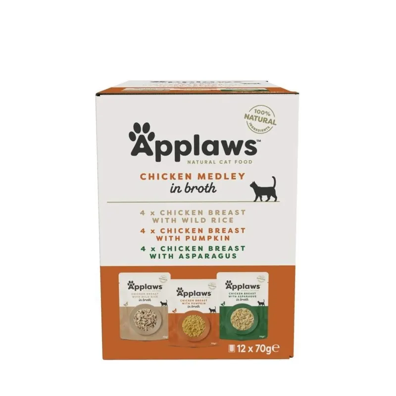 Beställ idag | Applaws Cat Chicken Multipack