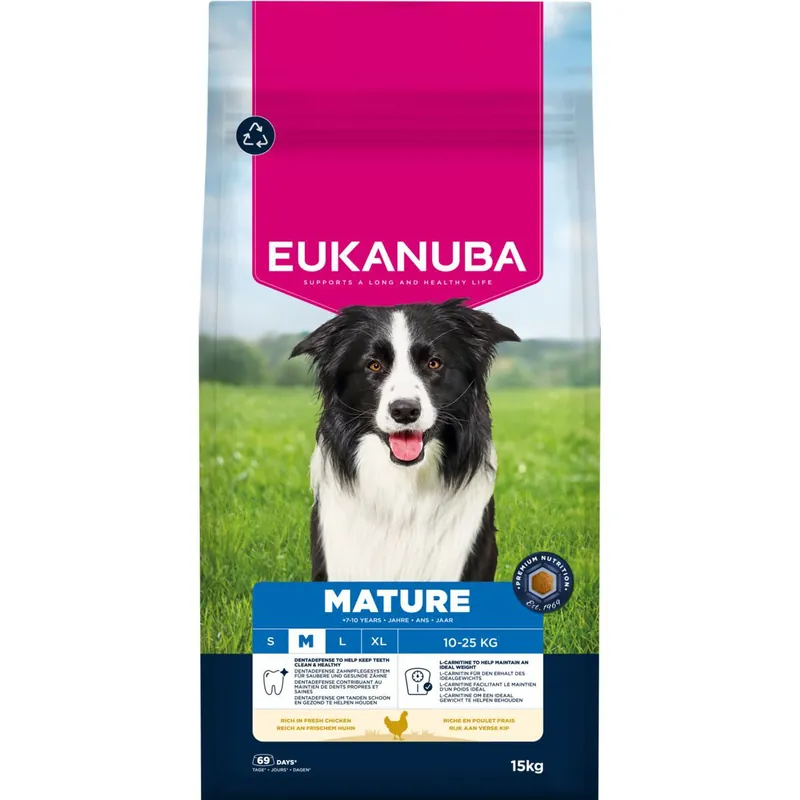 Eukanuba Dog Mature Medium Breed Chicken | Kanonpris