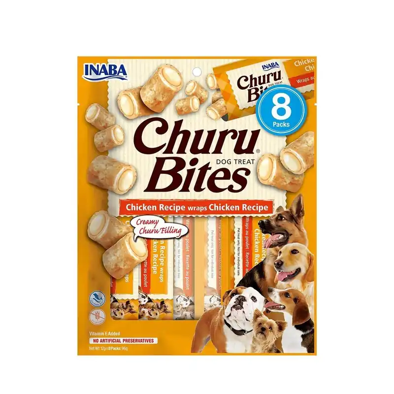 Populärt just nu | Churu Hundgodis Wraps med Kyckling 8 st