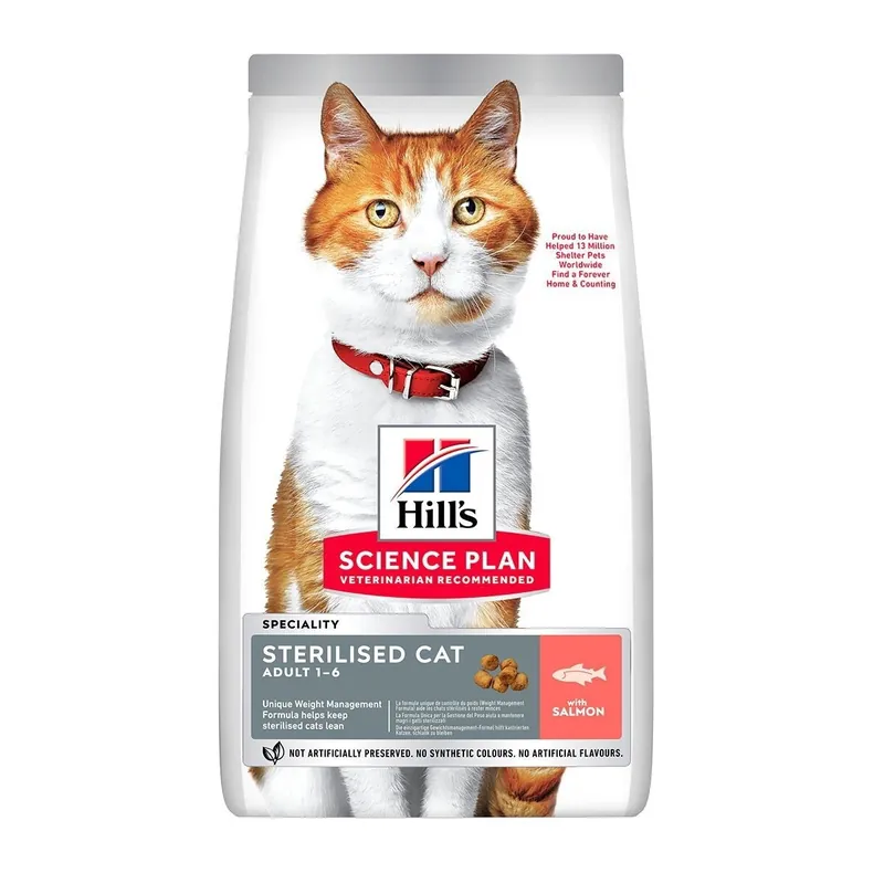 Hills Science Plan Feline Adult Sterilised Salmon | Nyhet