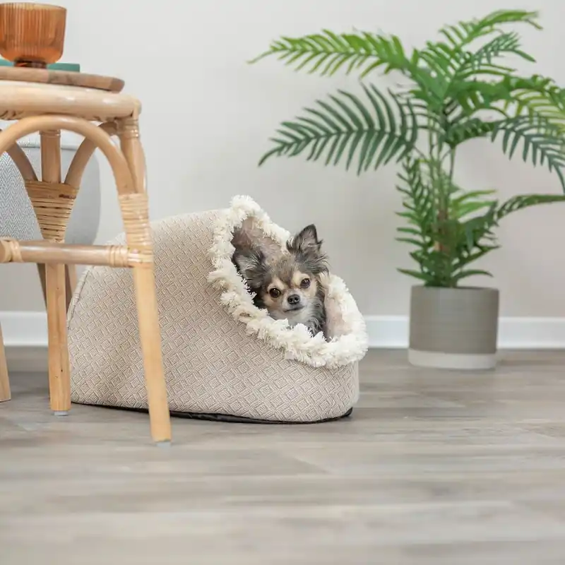 Trixie Boho Hund och Kattbädd Igloo Beige | Smidig beställning