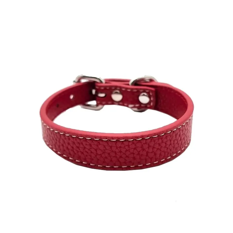 Professionell kvalitet - Collar of Sweden Smalt Hundhalsband Röd