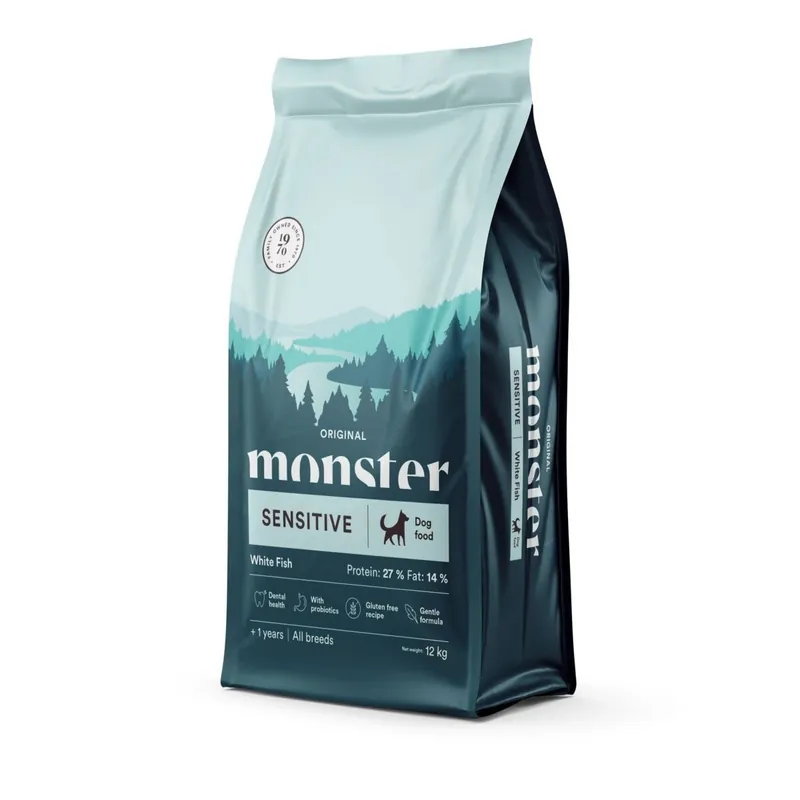 Monster Dog Adult All Breed Sensitive White Fish | Beställ idag