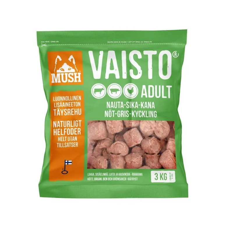 Mush Vaisto Nöt-Gris-Kyckling | Tidsbegränsat erbjudande