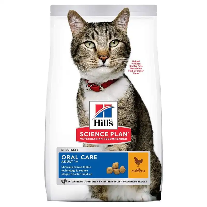Finns att beställa | Hills Science Plan Cat Adult Oral Care Chicken