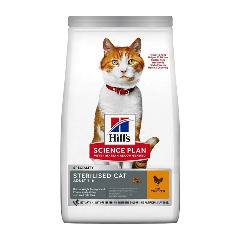 Hills Science Plan Cat Adult Sterilised Chicken | Bästsäljare