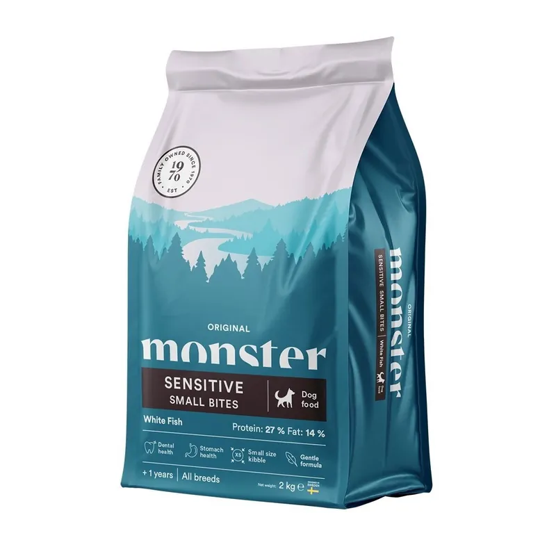 Storsäljare | Monster Dog Original Sensitive White Fish Small bites