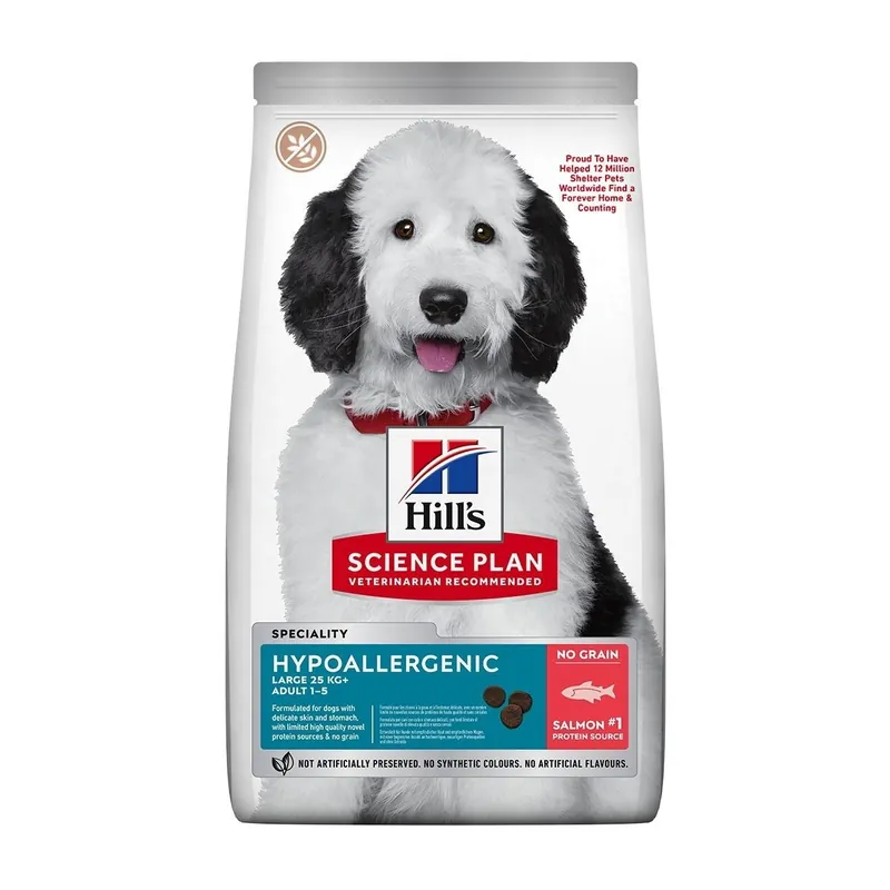 Hills Science Plan Hypoallergenic Adult Large Salmon 14 kg | Favorit hos kunderna