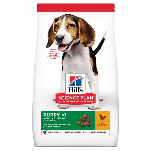 Specialpris - Hills Science Plan Puppy Medium Chicken