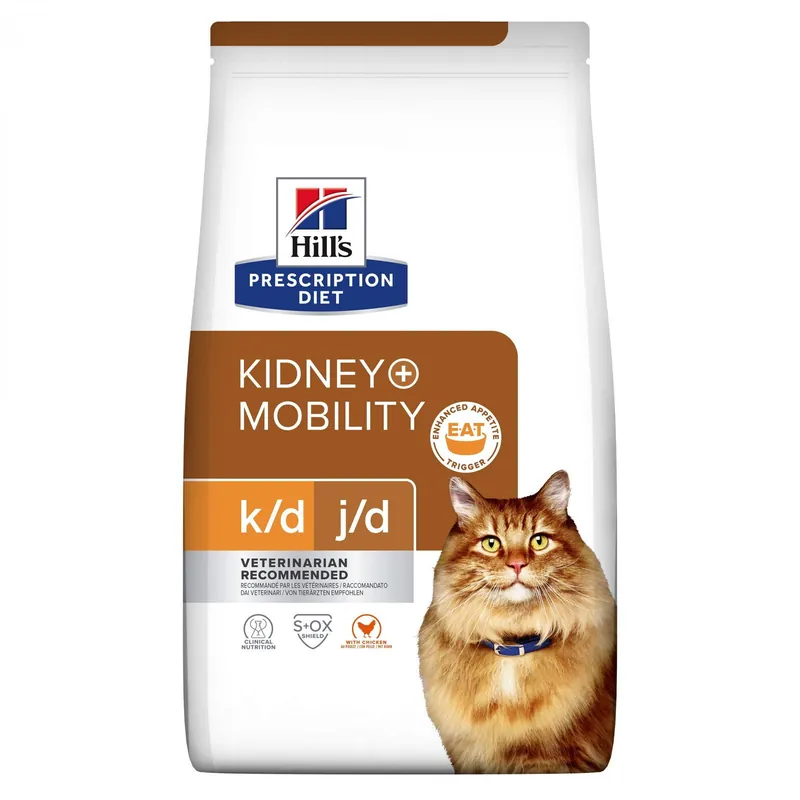Beställ online - Hills Prescription Diet Feline k/d j/d Kidney + Mobility Chicken