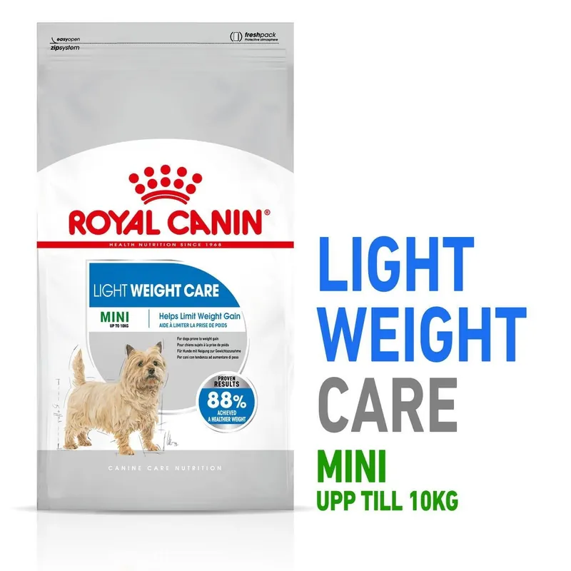 Väl omtyckt | Royal Canin Mini Light Weight Care