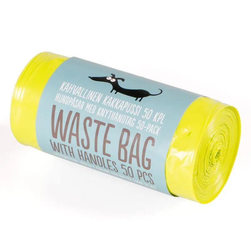 Fyndpris - Little&Bigger Bajspåse med Handtag 50-pack