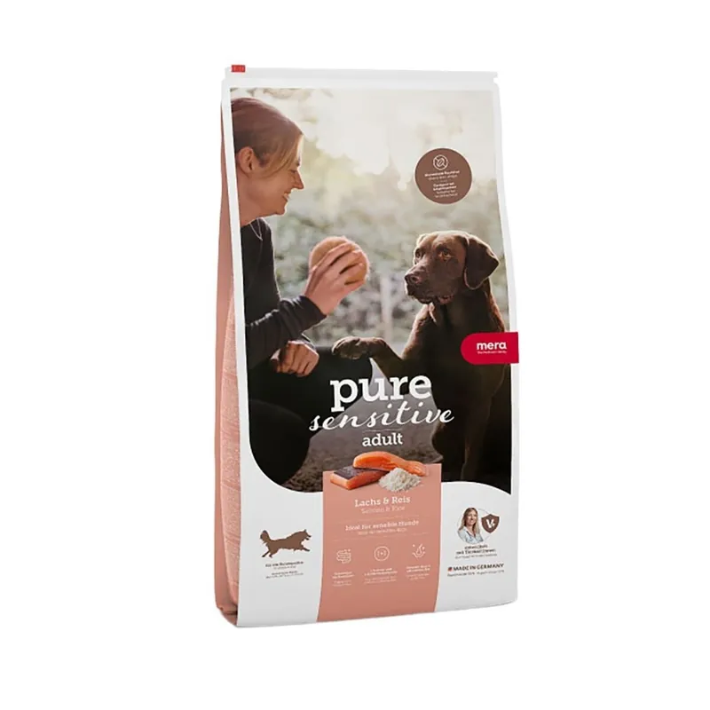 Skaffa nu - Mera Pure Sensitive Adult Salmon & Rice