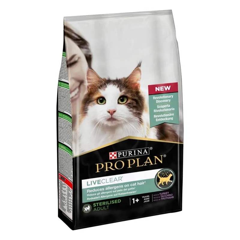 Purina Pro Plan LiveClear Cat Adult Sterilised Turkey - Populärt just nu