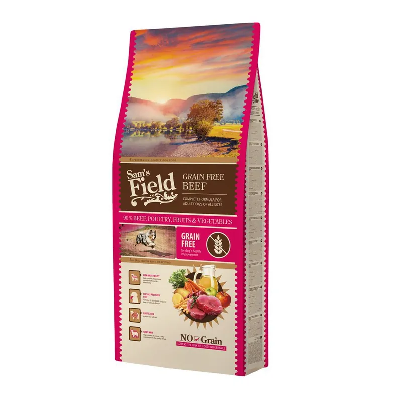Sams Field Adult Grain Free Beef | Kampanjen går snart ut