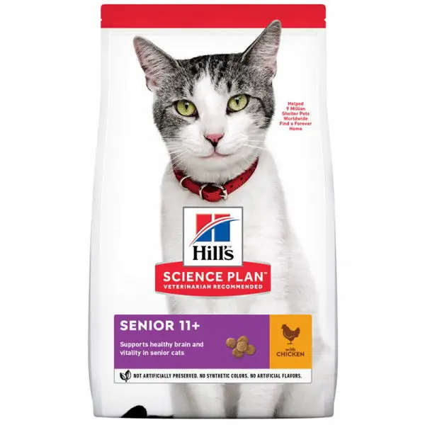 Spara mer - Hills Science Plan Cat Senior 11+ Chicken