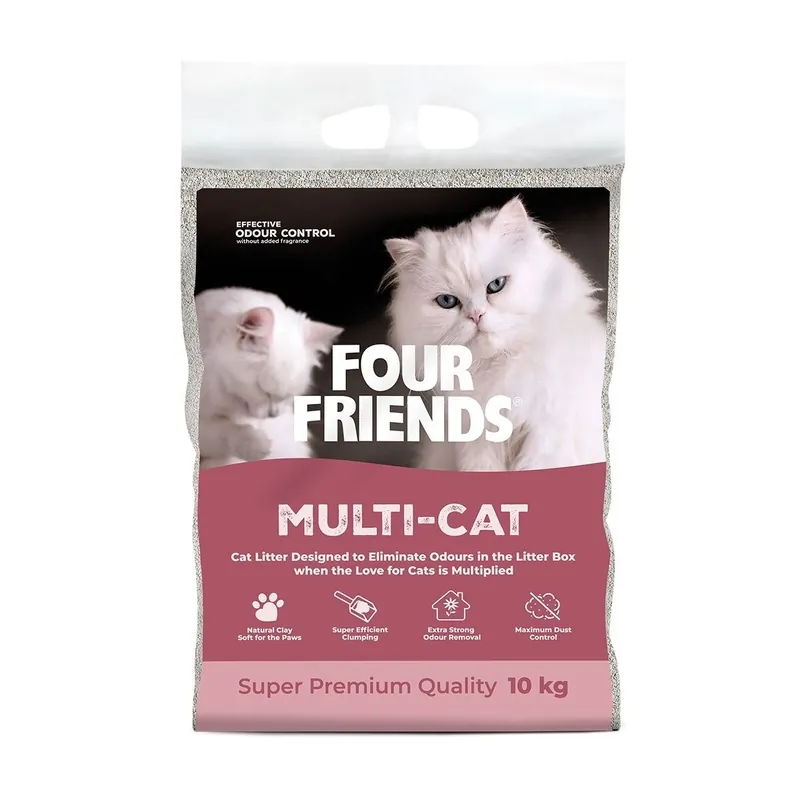 Kundernas favorit | FourFriends Cat Litter MultiCat 10 kg
