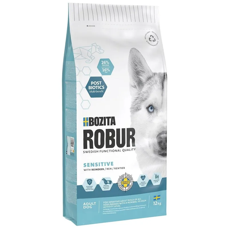 Begränsat lager - Bozita Robur Adult Sensitive Reindeer