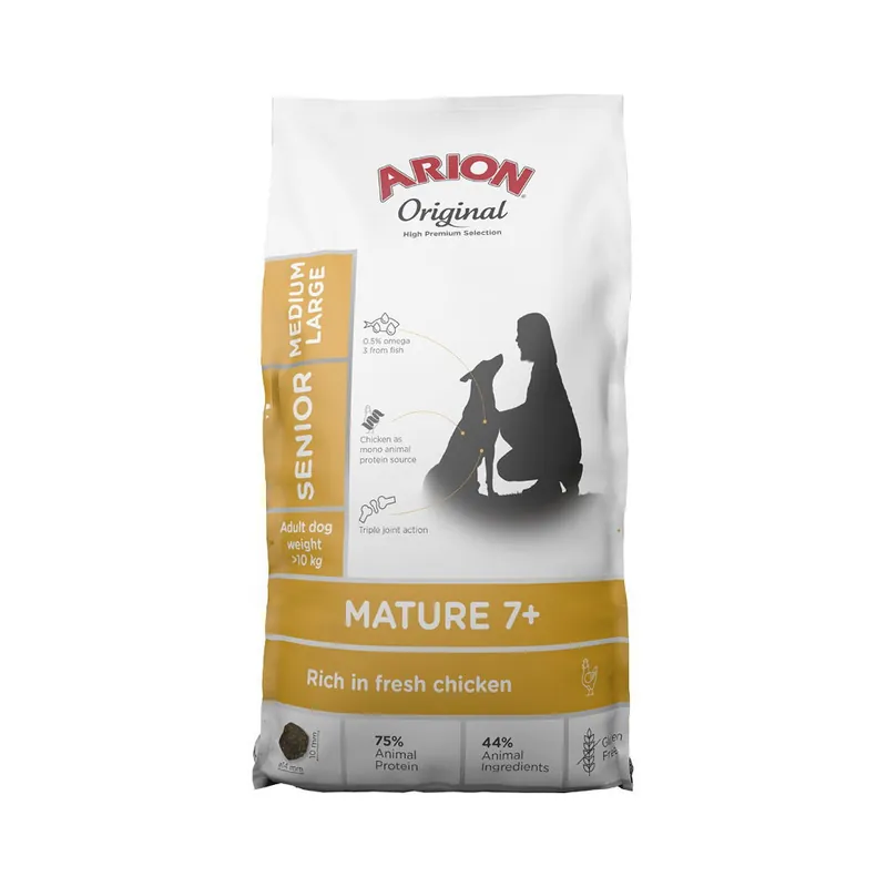Arion Original Dog Mature 7+ Medium & Large 12 kg - Kan beställas online