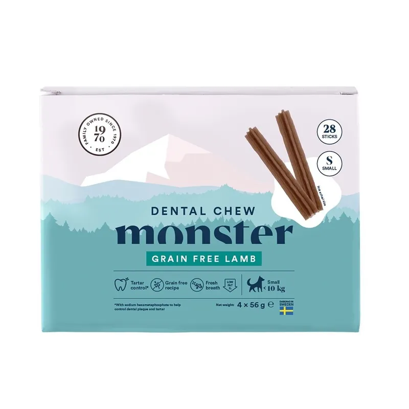 Monster Dog Dental Chew Lamb Small - Handla nu