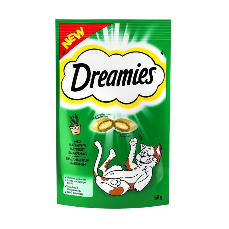 Dreamies Kattmynta 60 g | Trygg betalning