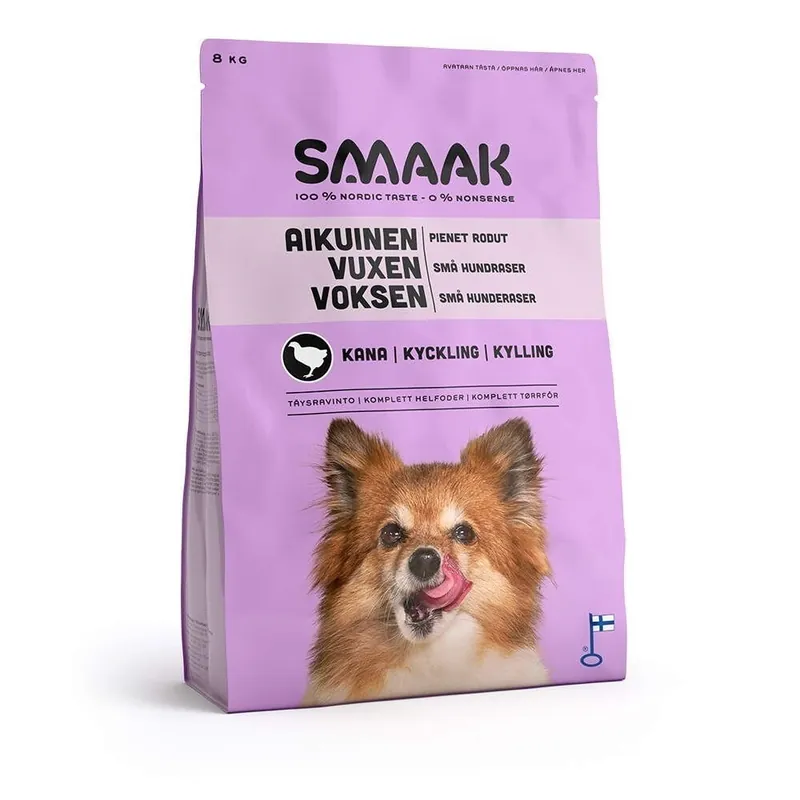 Endast denna vecka - SMAAK Dog Adult Small Breed Kyckling
