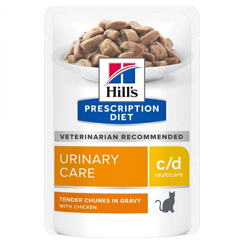 Hills Prescription Diet Feline c/d Urinary Care Multicare Chicken 12x85 g | Expressfrakt