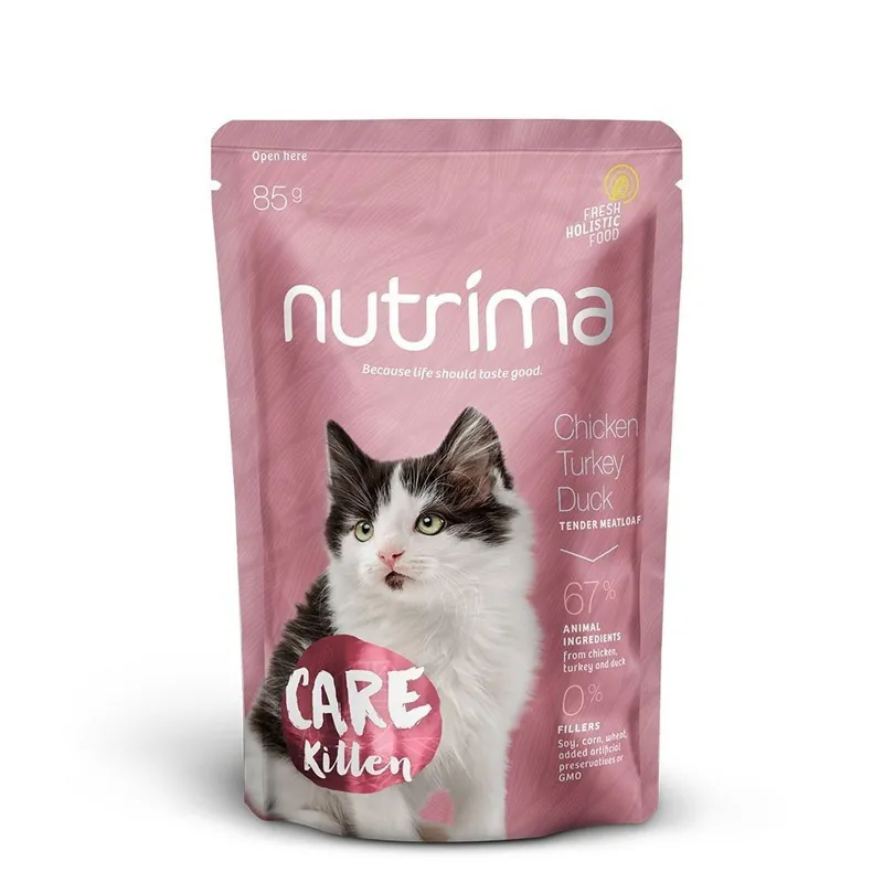 Nutrima Care Kitten Kyckling, Kalkon & Anka - Rabatt