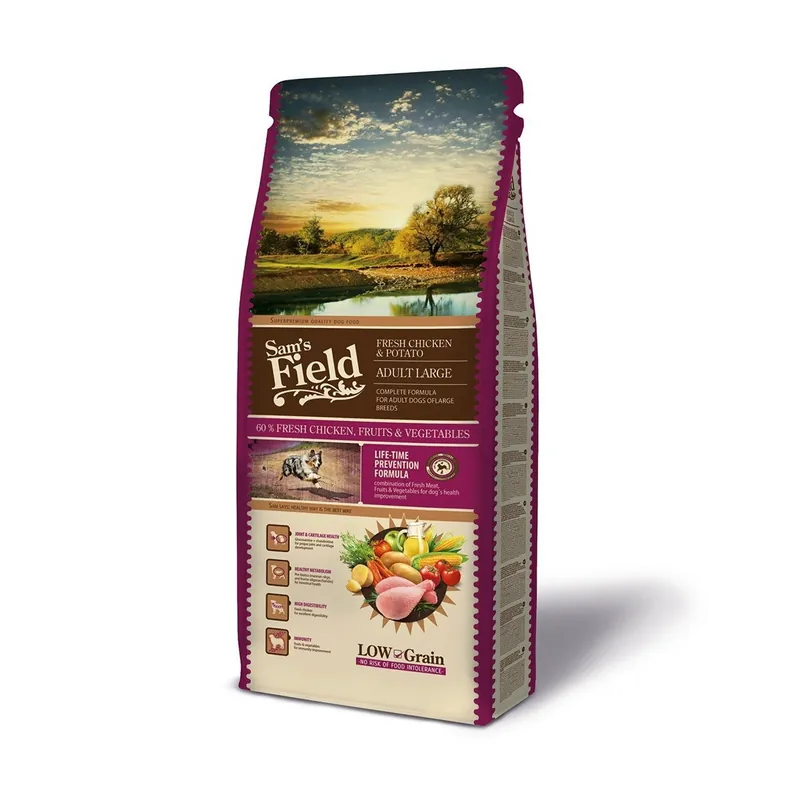 Sams Field Adult Large Chicken & Potato - Bra pris just nu