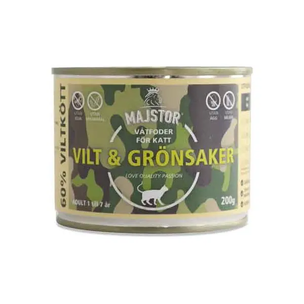 Nyhet i webbutiken - Majstor Katt Wet Vilt & Grönsaker