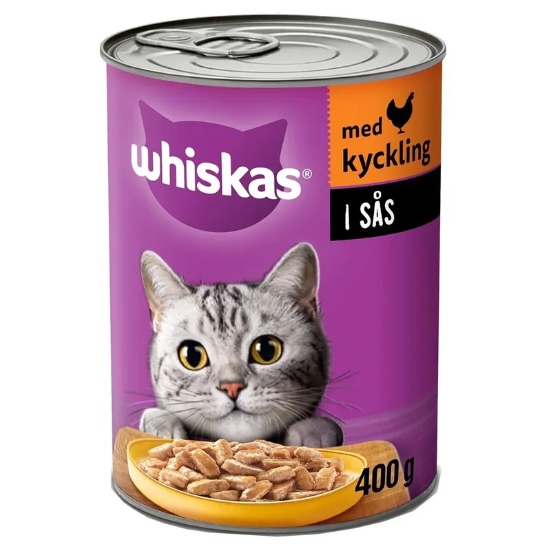 Whiskas Kyckling i Sås 400 g | Riktigt fynd