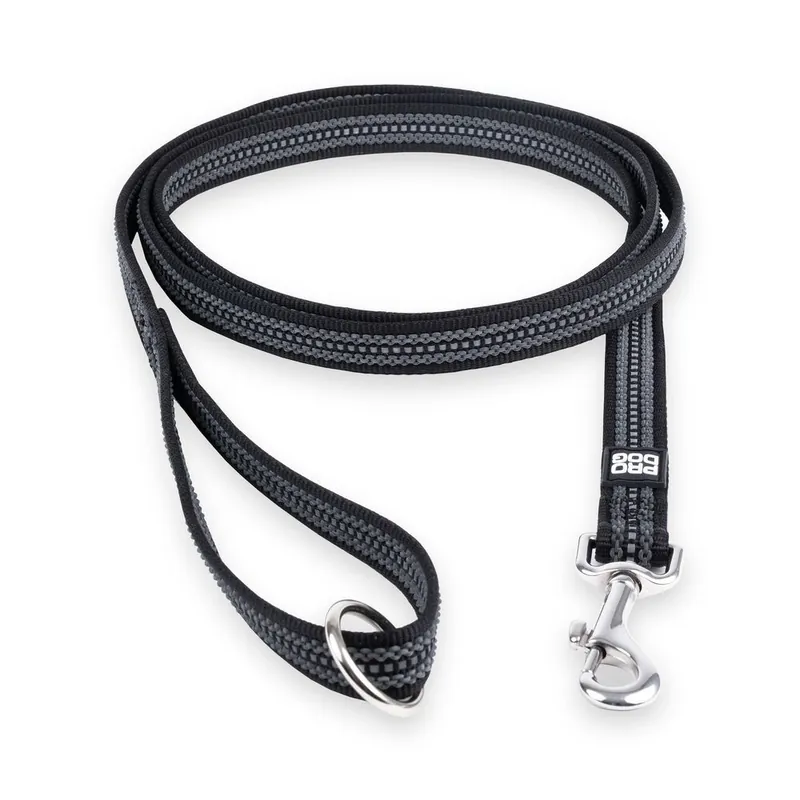 Pro Dog Grip Koppel Reflex Svart | Säker betalning