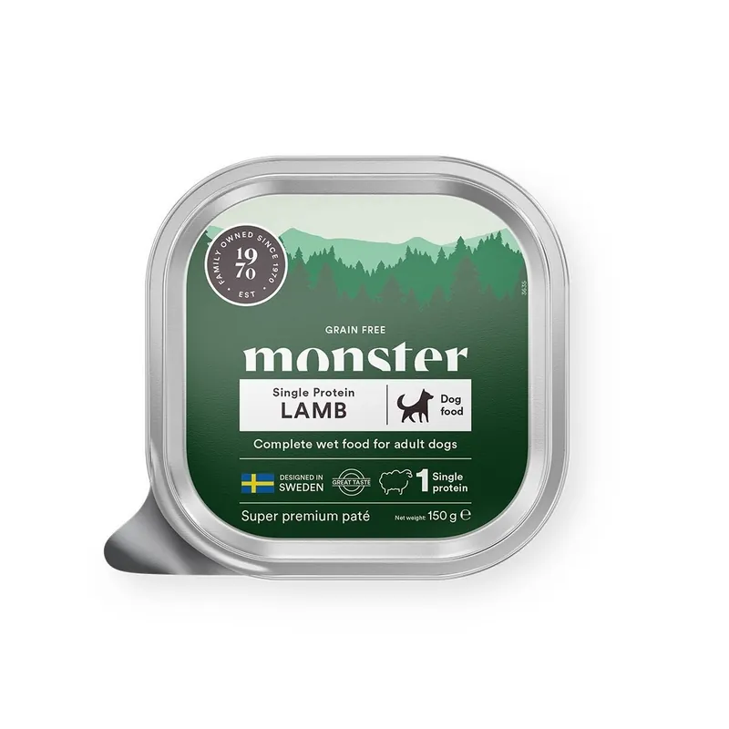 Monster Dog Lamb Paté 150g | Bra pris just nu