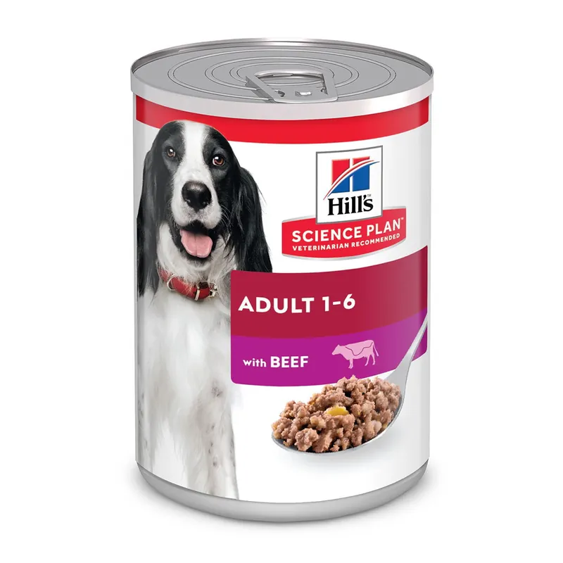 Hills Science Plan Dog Adult Beef 370 g | Mycket efterfrågad