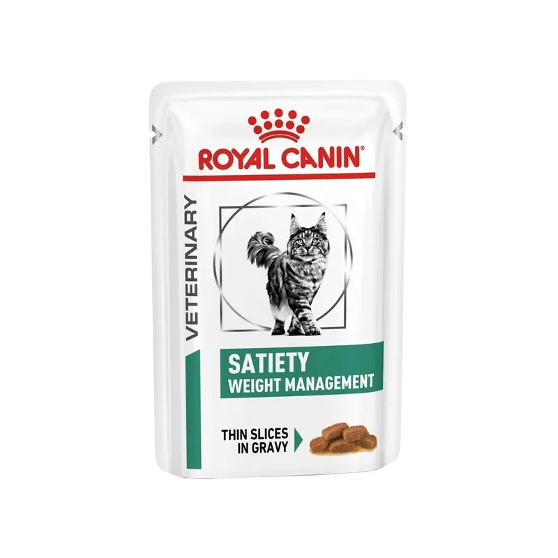 Royal Canin Veterinary Diets Cat Satiety Weight Management Gravy 12x85 g - Topprodukt