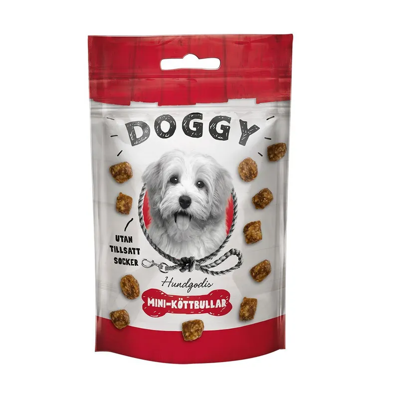 Doggy Hundgodis Miniköttbullar 50 g | Så länge lagret räcker