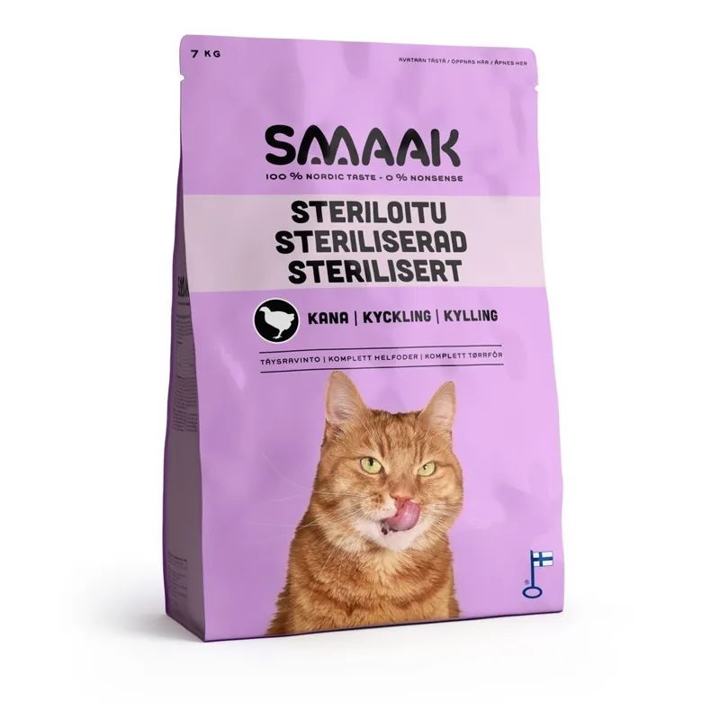 Smidig beställning | SMAAK Cat Adult Sterilised Kyckling