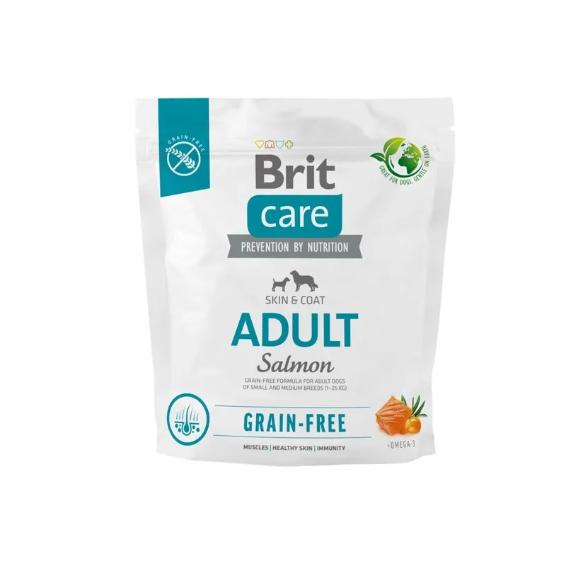 Prisnedsättning - Brit Care Dog Adult Grain Free Salmon