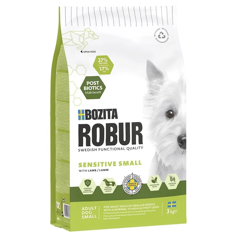 Bozita Robur Adult Small Breed Sensitive - Sista dagarna