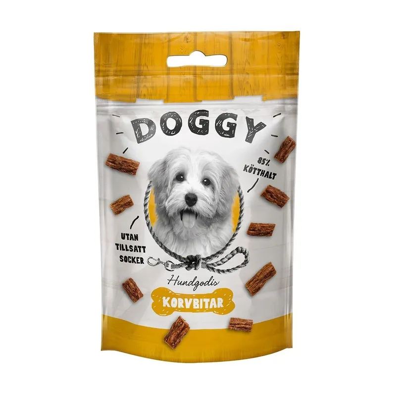 Begränsat antal | Doggy Hundgodis Korvbitar 55 g
