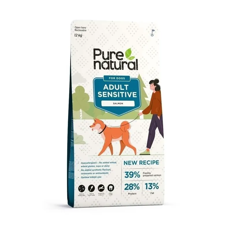 Purenatural Dog Adult Sensitive Salmon Torrfoder till Hund | Direkt från tillverkaren