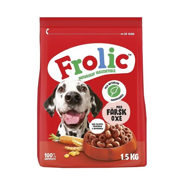 Kan beställas online | Frolic Oxkött 1,5kg