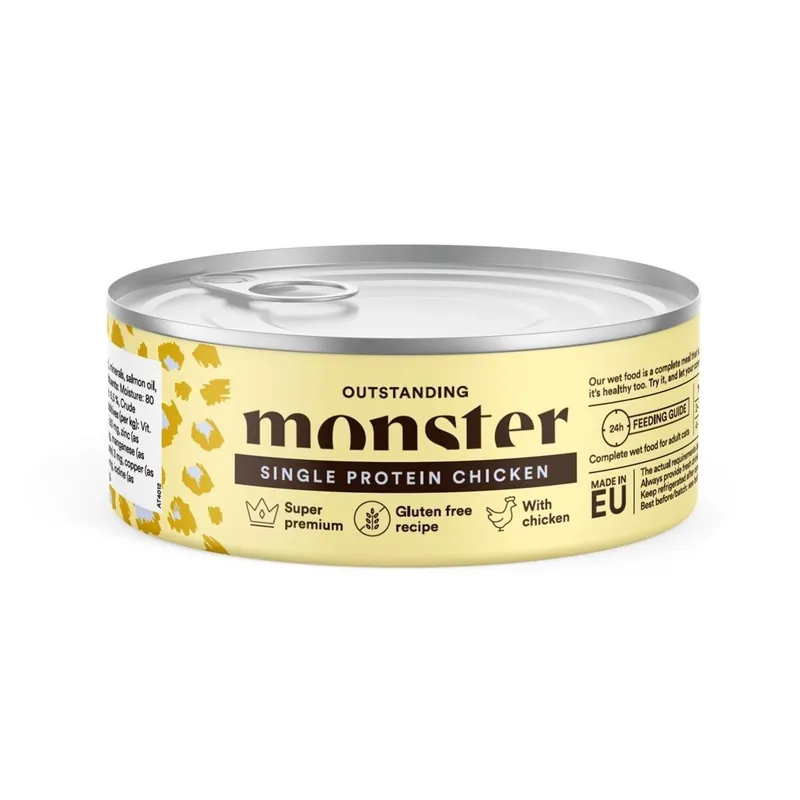 Monster Cat Adult Single Protein Chicken 100 g | Endast idag
