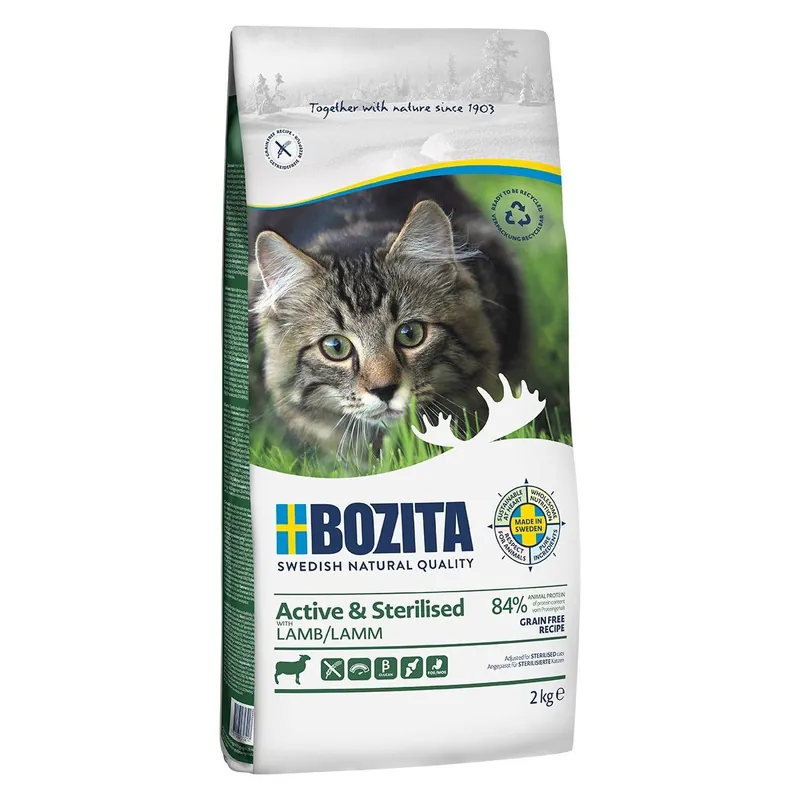 Extra rabatt | Bozita Active & Sterilised Grain free Lamb