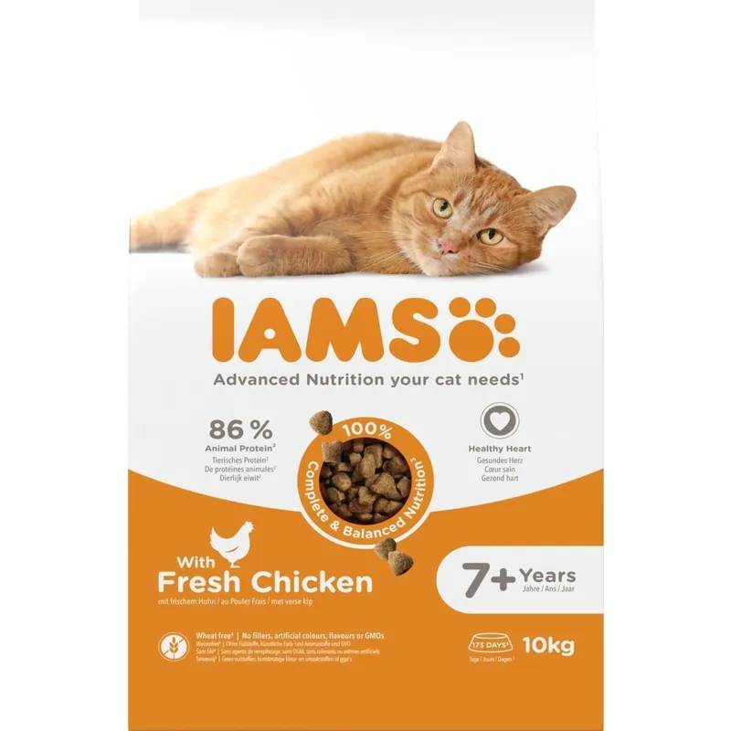 Iams for Vitality Cat Senior Chicken - Nytt lägre pris