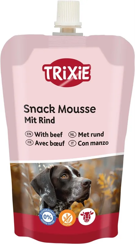 Efterfrågad | Snack Mousse Nöt i tub för hund - 200 g