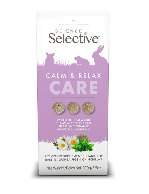 Calm & Relax Care fodertillskott till smådjur - 100 g | Passa på nu