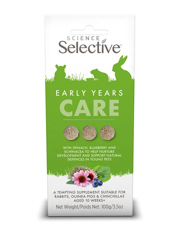 Early Years Care fodertillskott till smådjur - 100 g - Toppsäljare