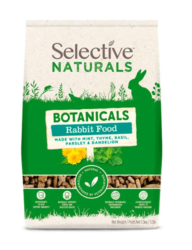 Botanicals Rabbit Foder - 1,5 kg - Outlet